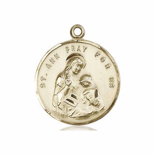 14kt Gold Filled Saint Ann Medal