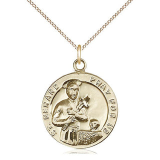 14kt Gold Saint Gerard Medal