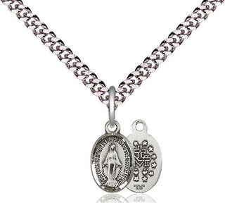 Pewter Miraculous Medal Religious and Catholic Jewelry