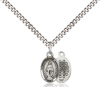 Pewter Miraculous Medal Religious and Catholic Jewelry