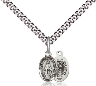 Pewter Miraculous Medal Religious and Catholic Jewelry