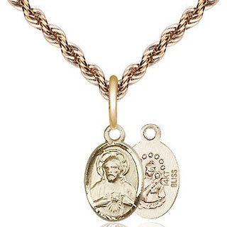 14kt Gold Scapular Medal