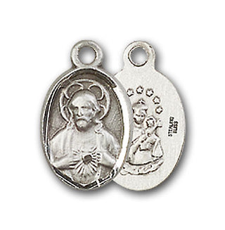 Sterling Silver Scapular Pendant