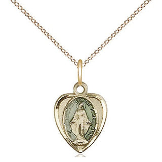 14kt Gold Filled Miraculous Medal Religious and Catholic Jewelry