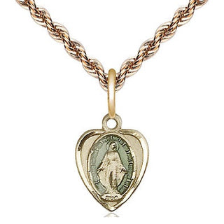 14kt Gold Filled Miraculous Medal Religious and Catholic Jewelry