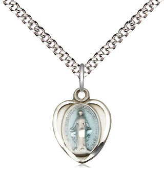 Sterling Silver Miraculous Medal Religious and Catholic Jewelry