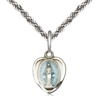 Sterling Silver Miraculous Medal Religious and Catholic Jewelry