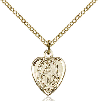 14kt Gold Filled Miraculous Medal Religious and Catholic Jewelry