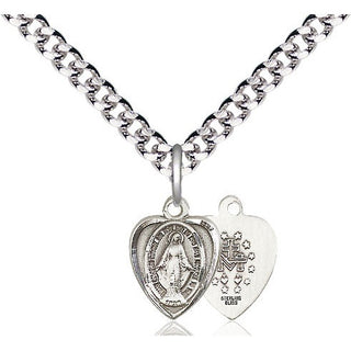 Pewter Miraculous Medal Religious and Catholic Jewelry