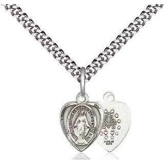 Pewter Miraculous Medal Religious and Catholic Jewelry