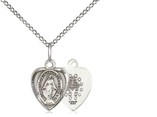 Sterling Silver Miraculous Medal Religious and Catholic Jewelry