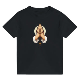 Praying Hands with Rosary Baby T-Shirt - view 2