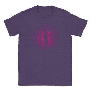 Purple Gradient St. Benedict Medal T-Shirt - view 11