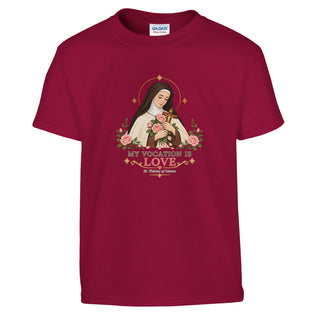 St. Thérèse 'My Vocation Is Love' Kids T-Shirt - view 4