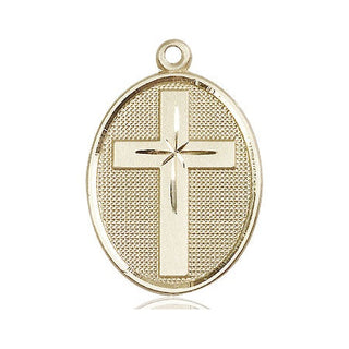 14kt Gold Filled Cross Medal