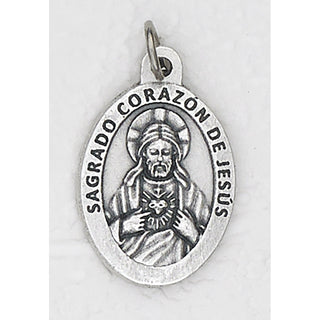 Bulk Sagrado Corazon de Jesus Premium Spanish Medals