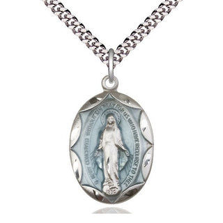 Sterling Silver Miraculous Medal Catholic Jewelry