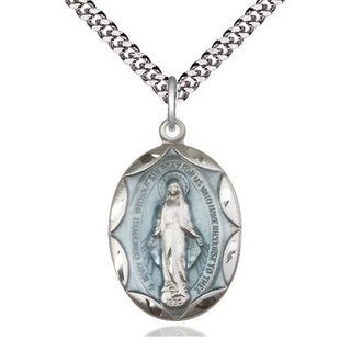Sterling Silver Miraculous Medal Catholic Jewelry