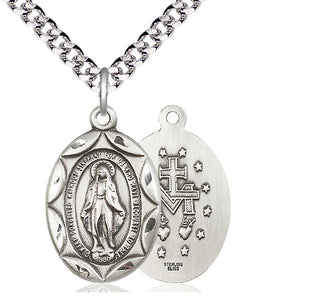 Sterling Silver Miraculous Medal Catholic Jewelry