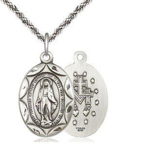Sterling Silver Miraculous Medal Catholic Jewelry