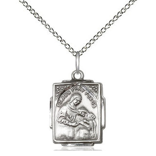 Sterling Silver Saint Ann Medal Religious Jewelry Engraved Catholic Saint Jewelry
