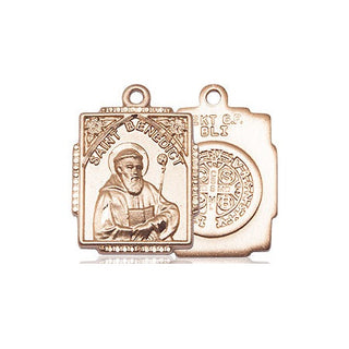 14kt Gold Saint Benedict Medal