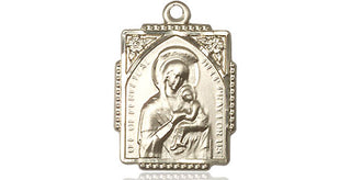 14kt Gold Our Lady of Perpetual Help Medal | Engravable