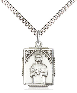 Sterling Silver Saint Kateri Tekakwitha Medal Religious Jewelry Engraved Catholic Saint Jewelry
