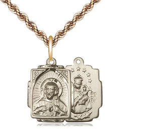 14kt Gold Scapular Medal