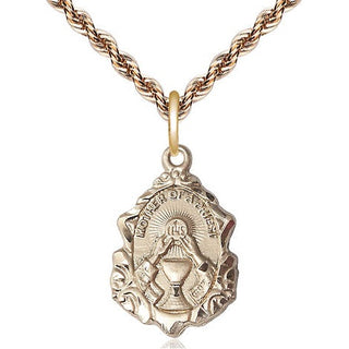 14kt Gold Filled Mother of a Priest Medal Religious Jewelry Engraved Catholic Saint Jewelry
