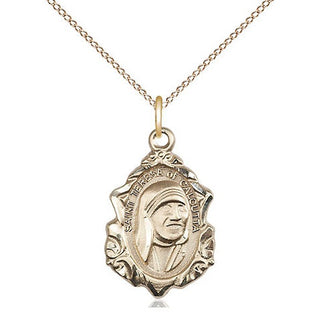 14kt Gold Saint Teresa of Calcutta Medal