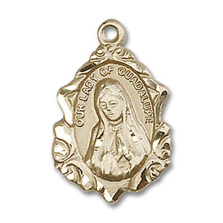 14kt Gold Filled Our Lady of Guadalupe Medal