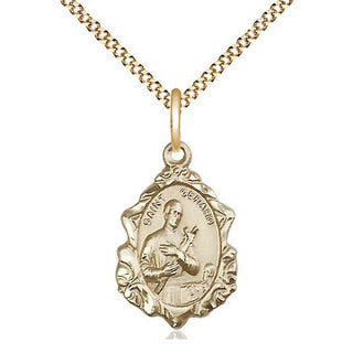 14kt Gold Filled Saint Gerard Medal Religious Jewelry Engraved Catholic Saint Jewelry