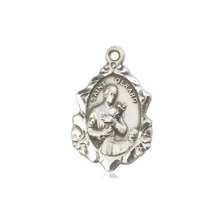 Pewter Saint Gerard Medal Engraved Catholic Saint Jewelry