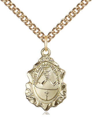 14kt Gold Filled Saint Katharine Drexel Medal Religious Jewelry Engraved Catholic Saint Jewelry
