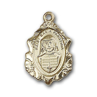 Gold-Filled Maria Faustina Pendant