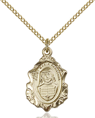 Gold-Filled Maria Faustina Pendant