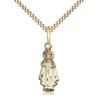 14kt Gold Filled Infant of Prague Medal Religious Jewelry