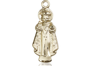 14kt Gold Filled Infant of Prague Medal