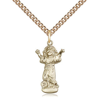 14kt Gold Filled Divino Nino Medal Religious Jewelry
