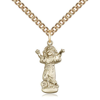 14kt Gold Filled Divino Nino Medal Religious Jewelry