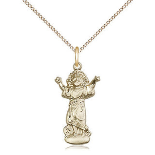 14kt Gold Divino Nino Medal