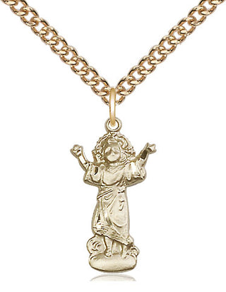 14kt Gold Divino Nino Medal