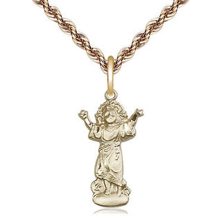 14kt Gold Divino Nino Medal