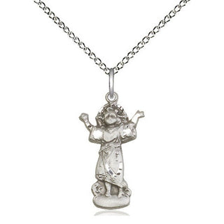 Sterling Silver Divino Nino Medal Religious Jewelry