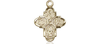 14kt Gold 5-Way Chalice Medal