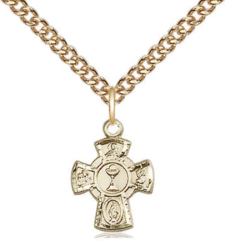 14kt Gold 5-Way / Chalice Medal