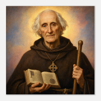 St. Egbert of Iona - Devotional Canvas