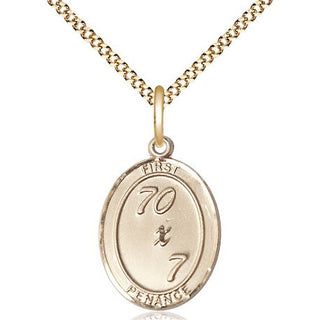 14kt Gold Filled First Penance Medal Catholic Jewelry