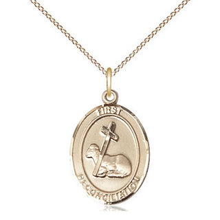 14kt Gold First Reconciliation Medal